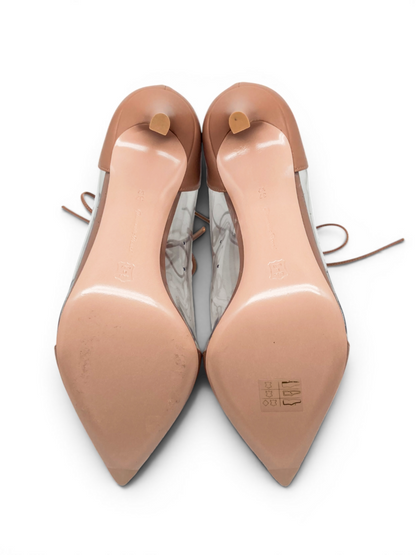 PVC & Leather Ankle Boots Size 37.5