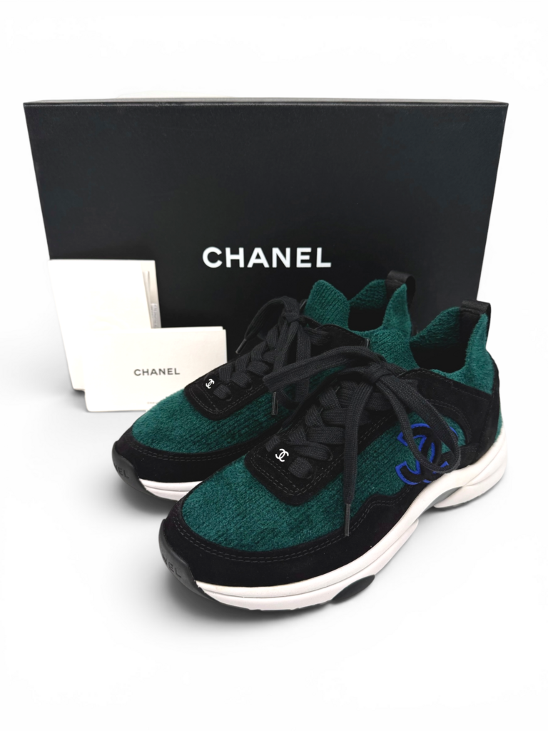 Knit & Suede Sneakers Size 35
