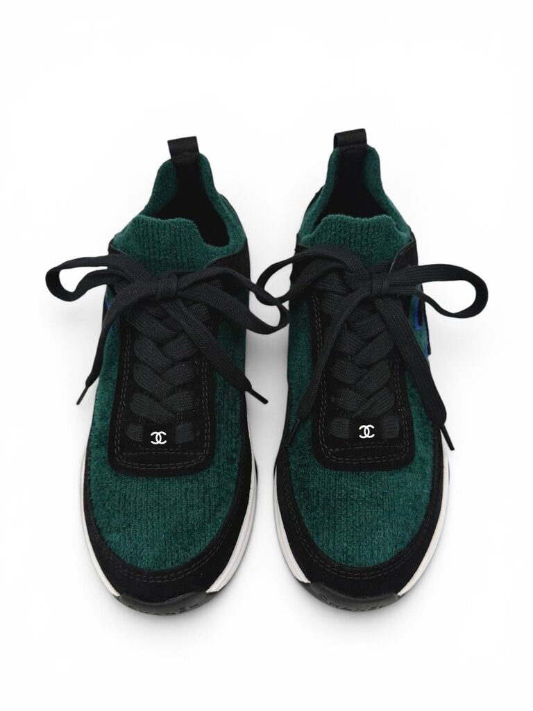 Knit & Suede Sneakers Size 35