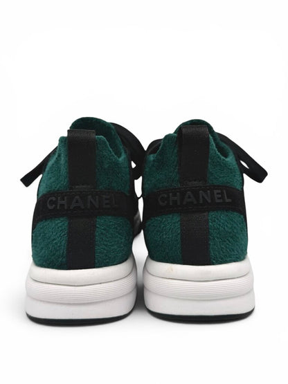 Knit & Suede Sneakers Size 35