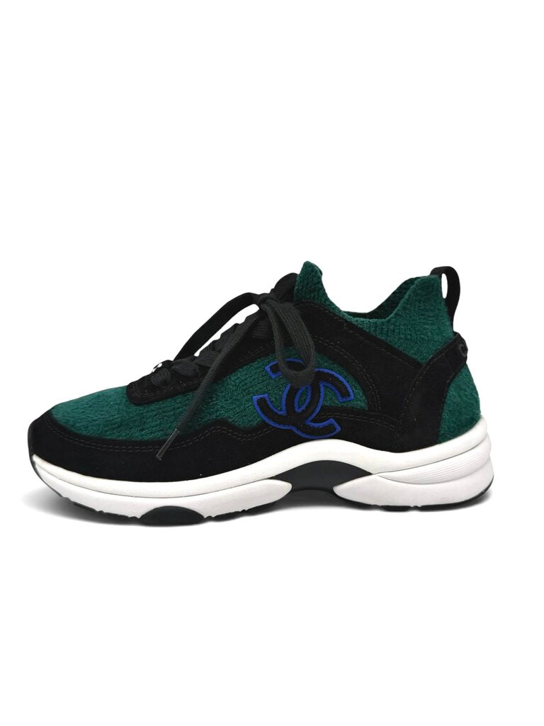 Knit & Suede Sneakers Size 35