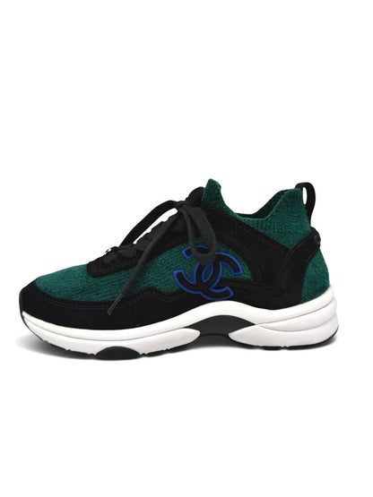 Knit & Suede Sneakers Size 35
