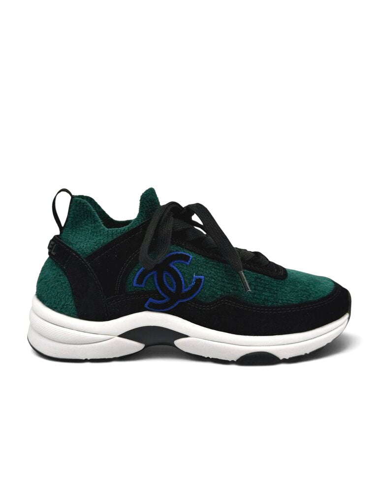 Knit & Suede Sneakers Size 35
