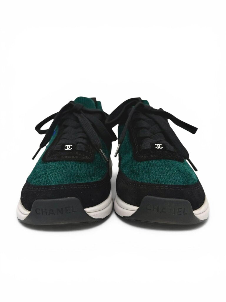 Knit & Suede Sneakers Size 35