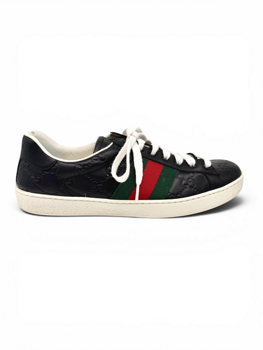 Black & White Ace Sneakers Size 40