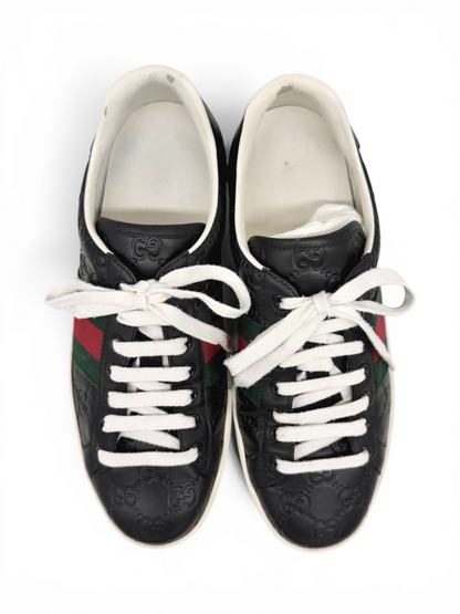 Black & White Ace Sneakers Size 40