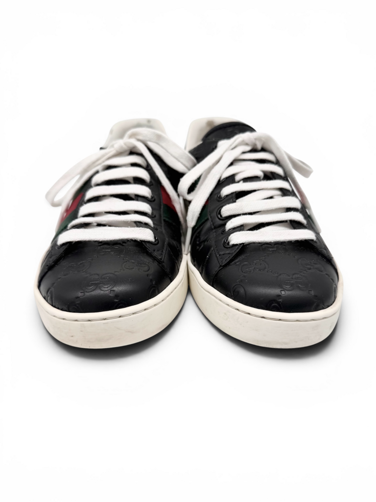 Black & White Ace Sneakers Size 40