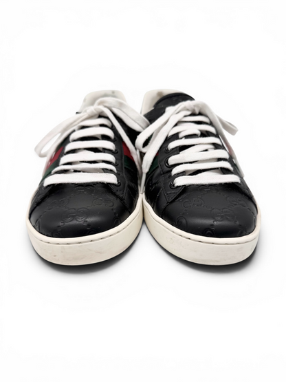 Black & White Ace Sneakers Size 40