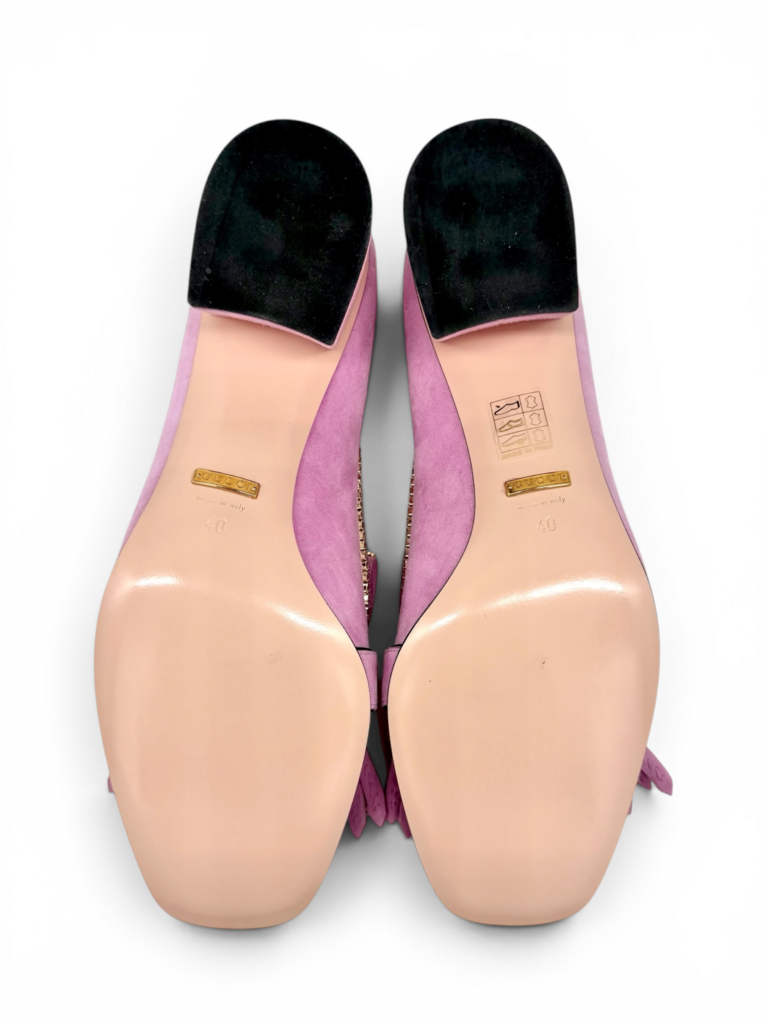 Gucci GG Marmont Crystal Embellished Suede Shoes (Incl Dbags & Box)Size 40 Est RRP $1895