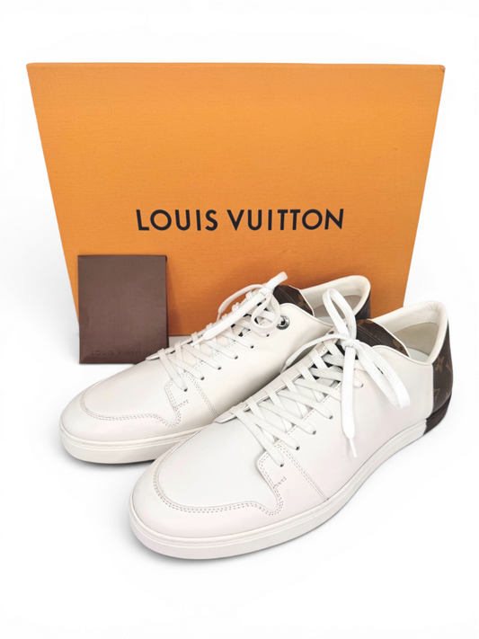 Monogram 'Line Up' Leather Sneakers Size 8.5