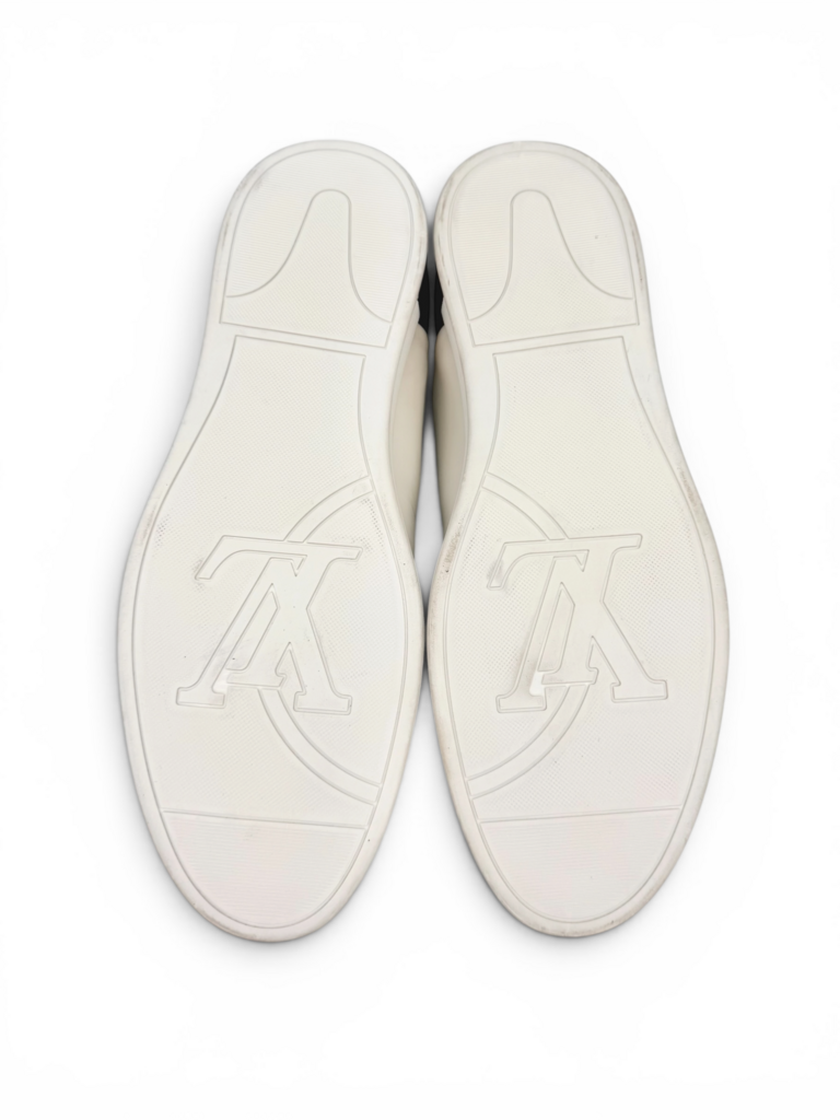Monogram 'Line Up' Leather Sneakers Size 8.5