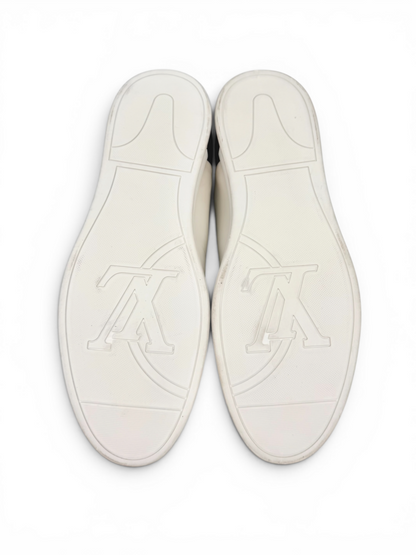 Monogram 'Line Up' Leather Sneakers Size 8.5