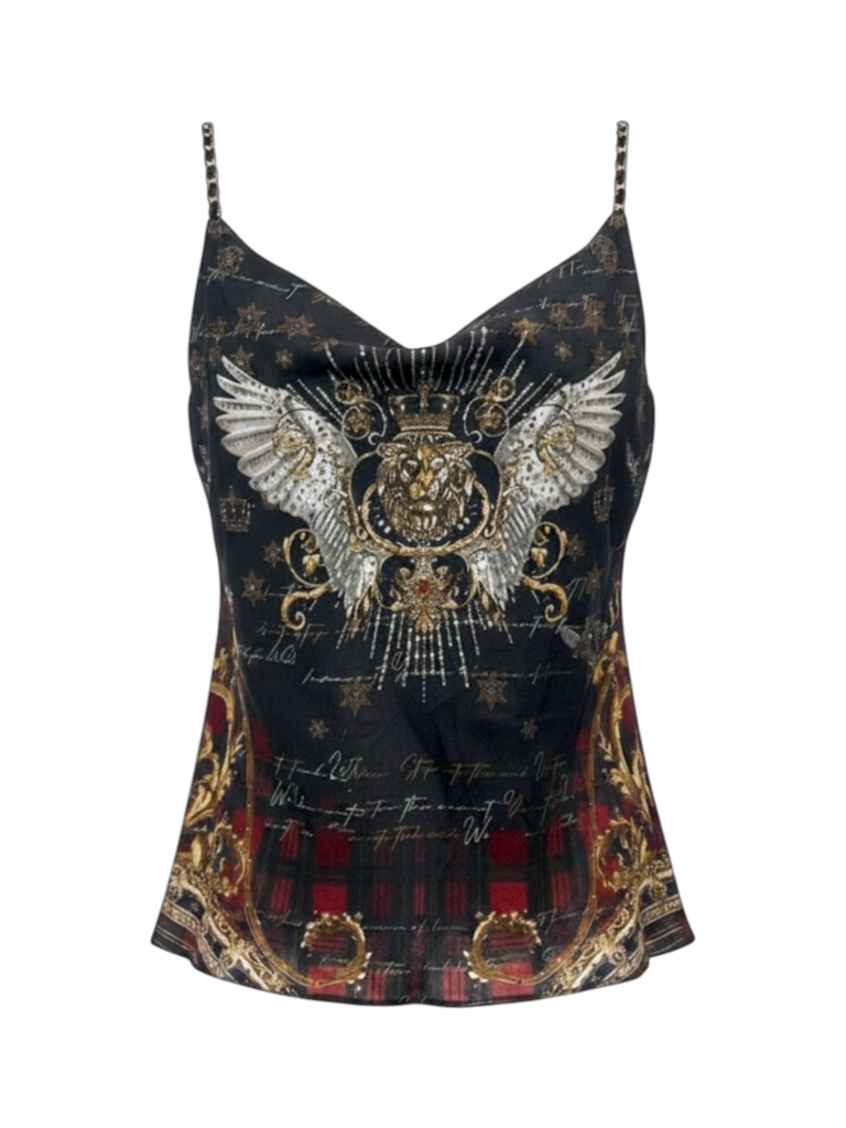 'Do I Entertain You' Silk Camisole Size S