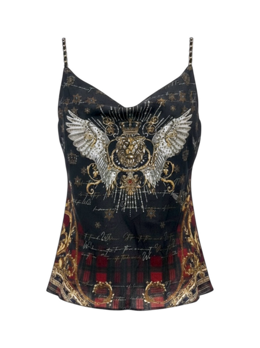 'Do I Entertain You' Silk Camisole Size S
