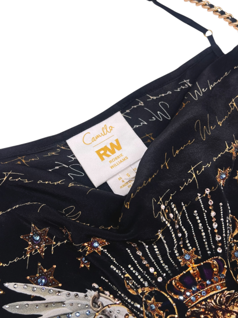 'Do I Entertain You' Silk Camisole Size S