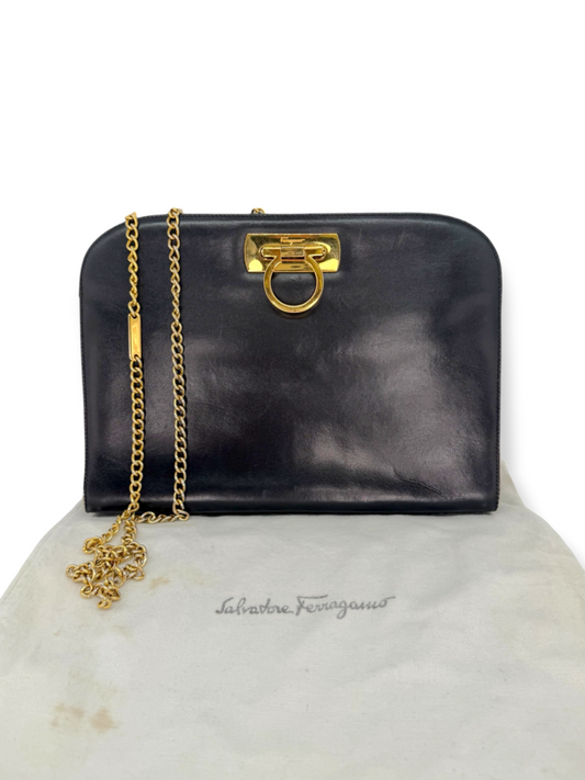 Vintage 'Diana' Leather Clutch