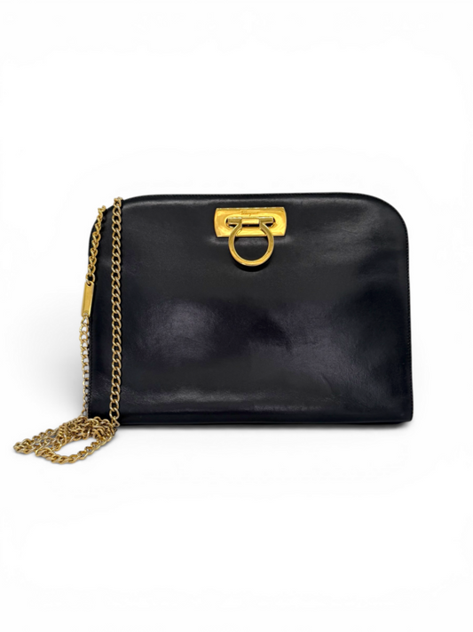 Vintage 'Diana' Leather Clutch