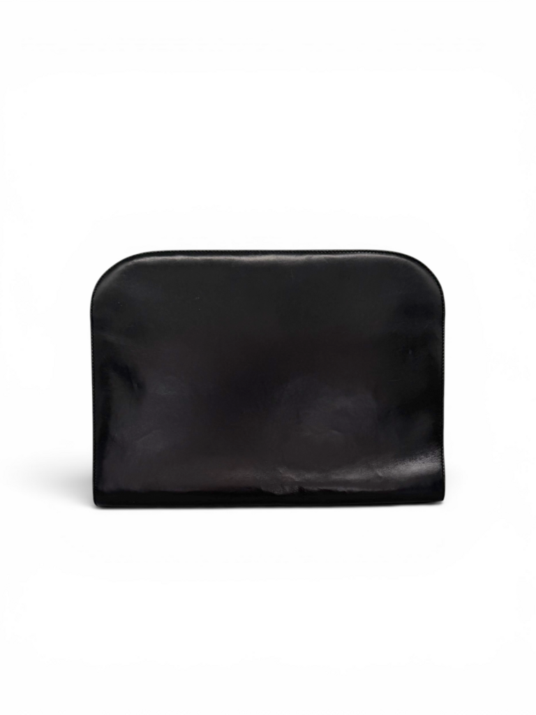 Ferragamo Vintage 'Diana' Leather Clutch