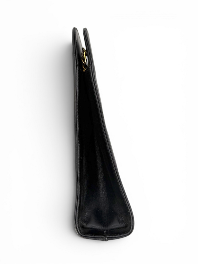 Ferragamo Vintage 'Diana' Leather Clutch