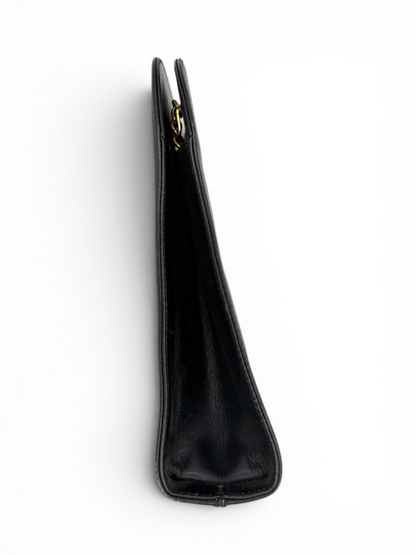 Ferragamo Vintage 'Diana' Leather Clutch