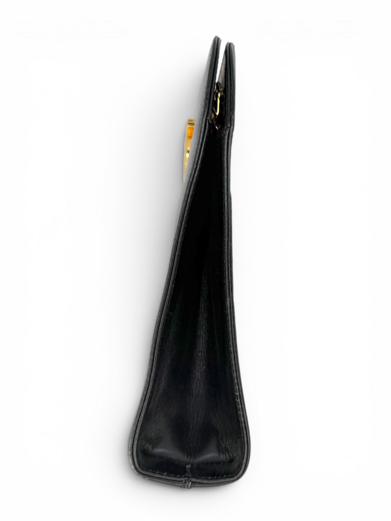 Ferragamo Vintage 'Diana' Leather Clutch
