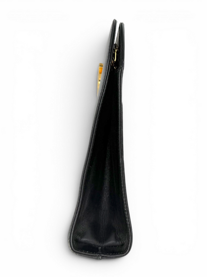 Ferragamo Vintage 'Diana' Leather Clutch