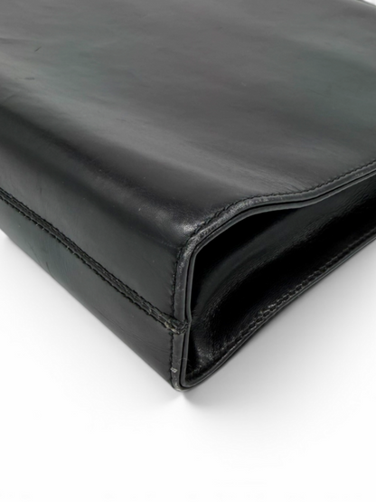 Ferragamo Vintage 'Diana' Leather Clutch
