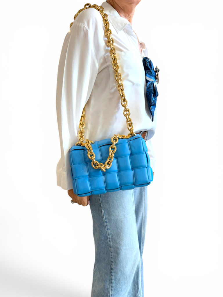 Bottega Veneta Padded Chain Cassette Bag