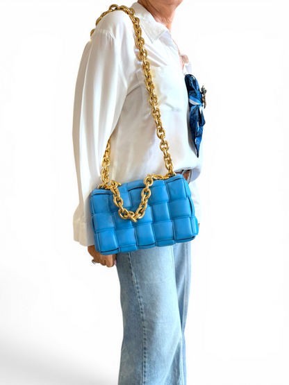 Bottega Veneta Padded Chain Cassette Bag