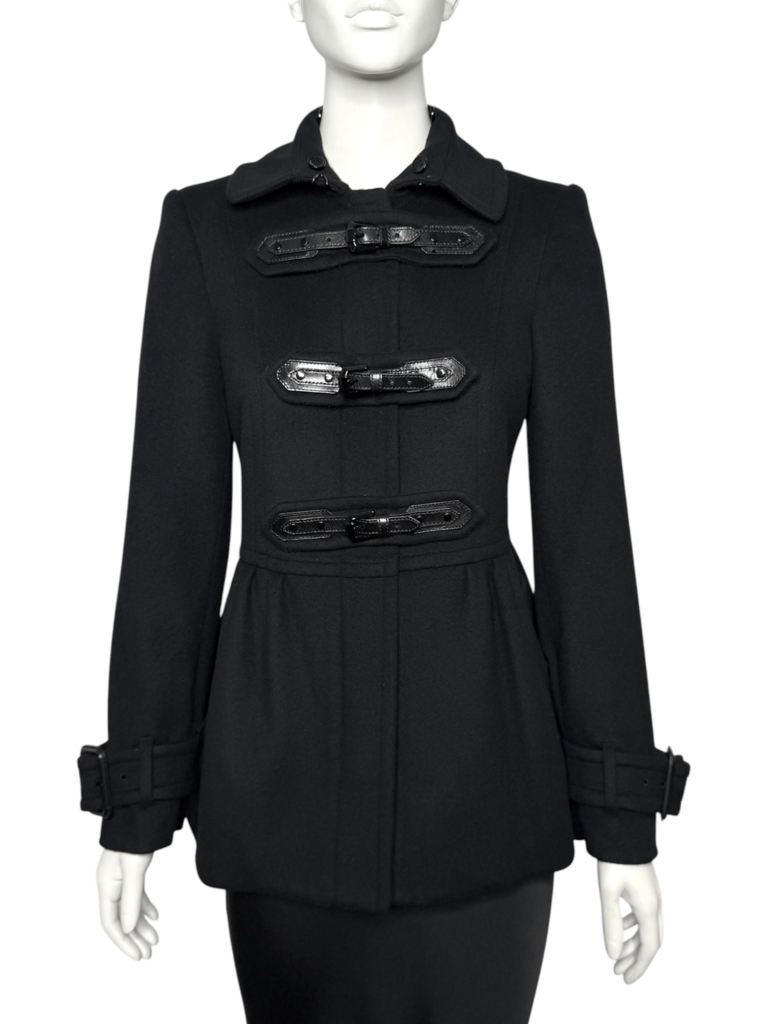 Burberry Blackwell Wool Cashmere Duffle Coat Size 6