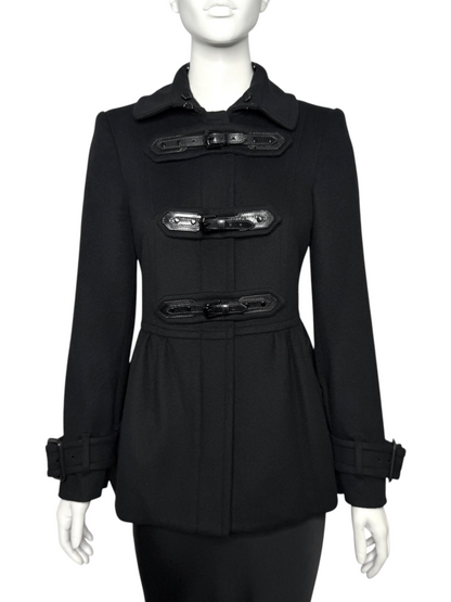 Burberry Blackwell Wool Cashmere Duffle Coat Size 6
