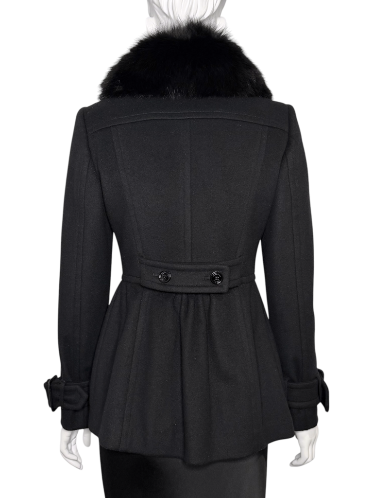 Burberry Blackwell Wool Cashmere Duffle Coat Size 6