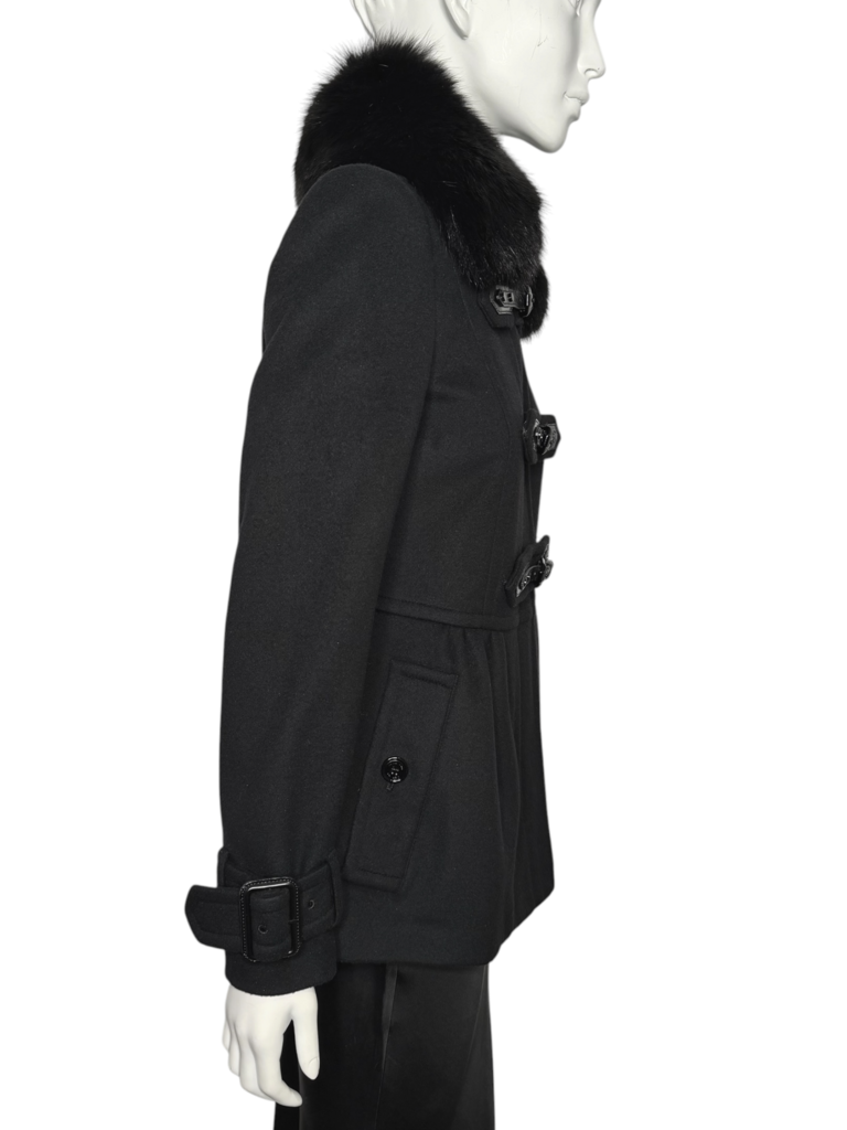 Burberry Blackwell Wool Cashmere Duffle Coat Size 6