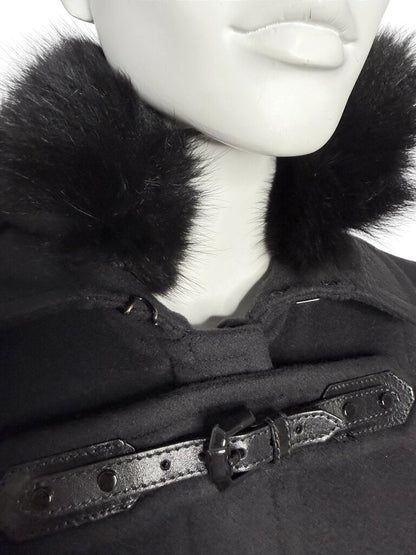 Burberry Blackwell Wool Cashmere Duffle Coat Size 6