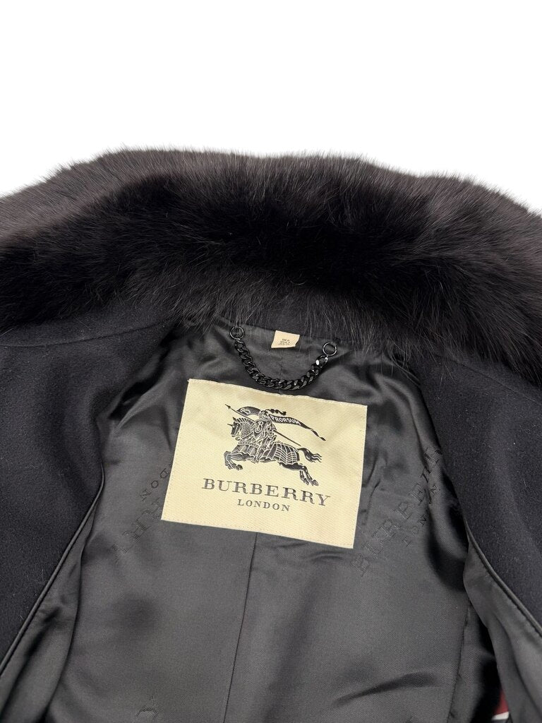 Burberry Blackwell Wool Cashmere Duffle Coat Size 6