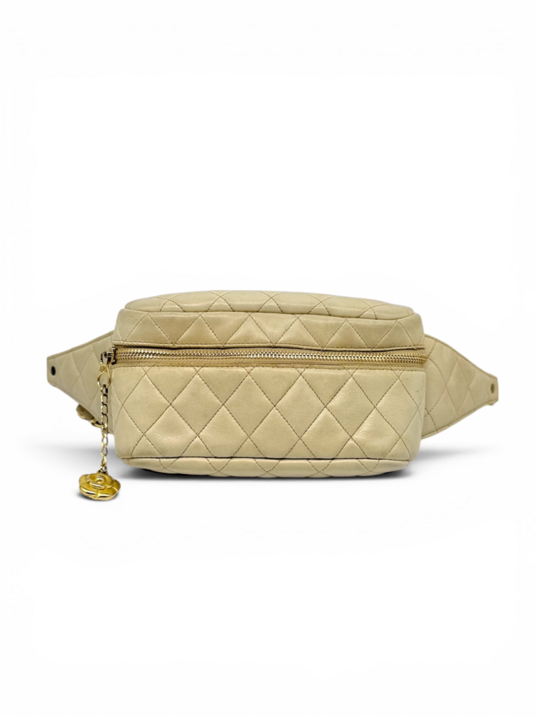 Chanel Vintage Quilted Waist Belt Bag