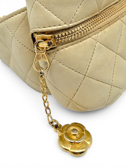 Chanel Vintage Quilted Waist Belt Bag