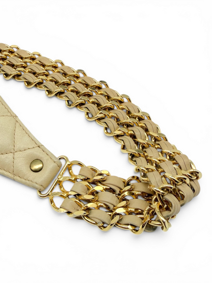 Chanel Vintage Quilted Waist Belt Bag
