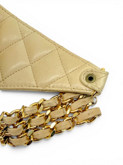 Chanel Vintage Quilted Waist Belt Bag