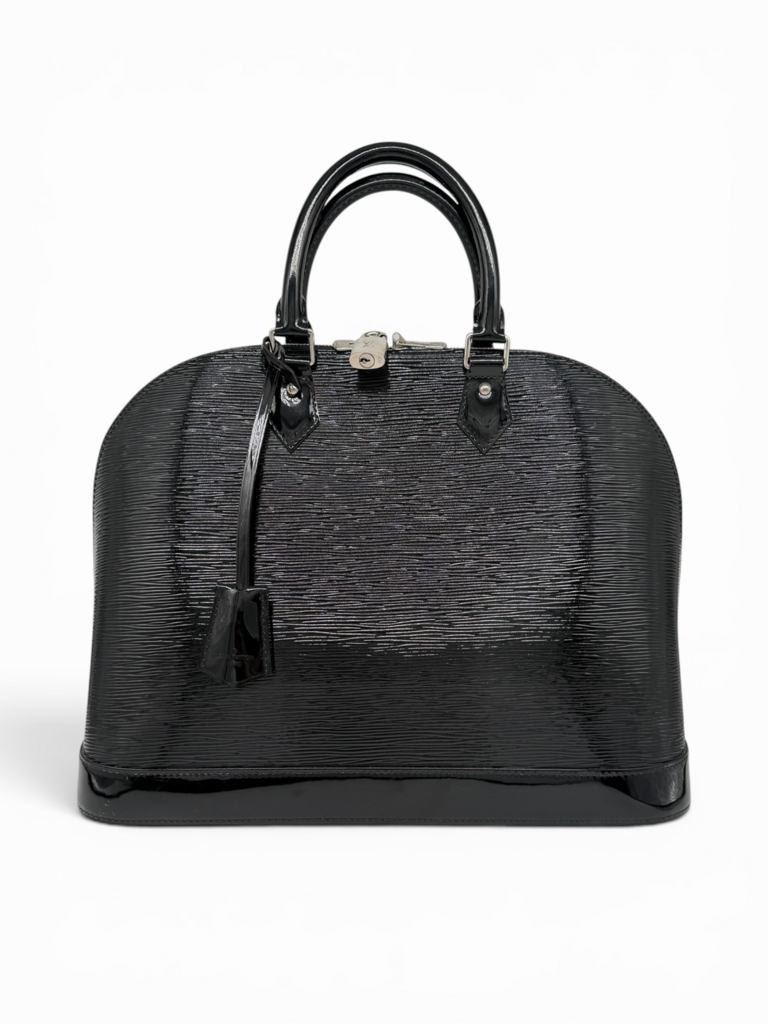 Louis Vuitton Alma GM Epi Noir Electric Handbag