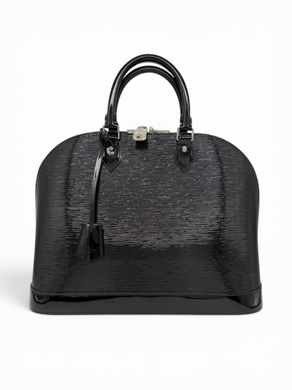 Louis Vuitton Alma GM Epi Noir Electric Handbag