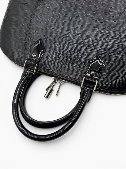 Louis Vuitton Alma GM Epi Noir Electric Handbag