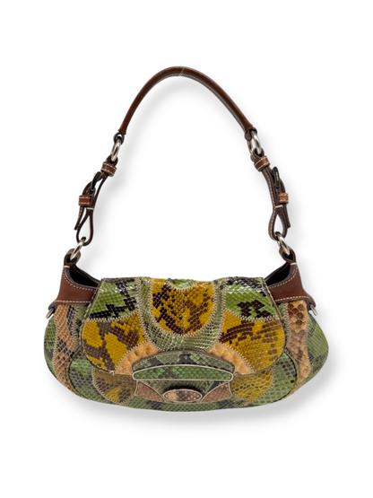 Vintage Patch Pitone Shoulder Bag