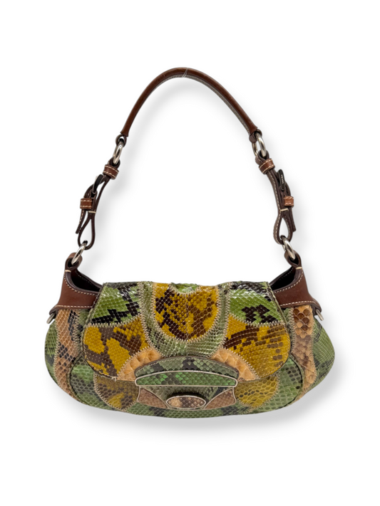 Vintage Patch Pitone Shoulder Bag