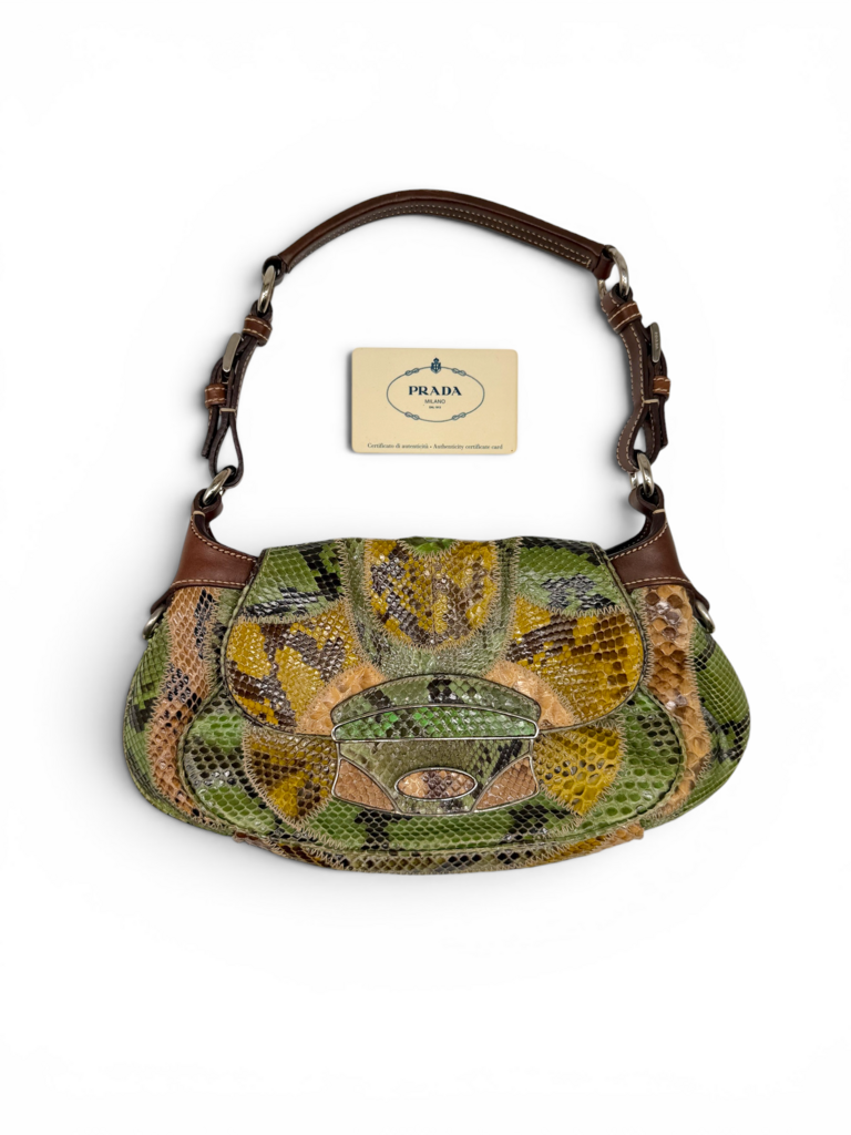 Prada Vintage Patch Pitone Bag