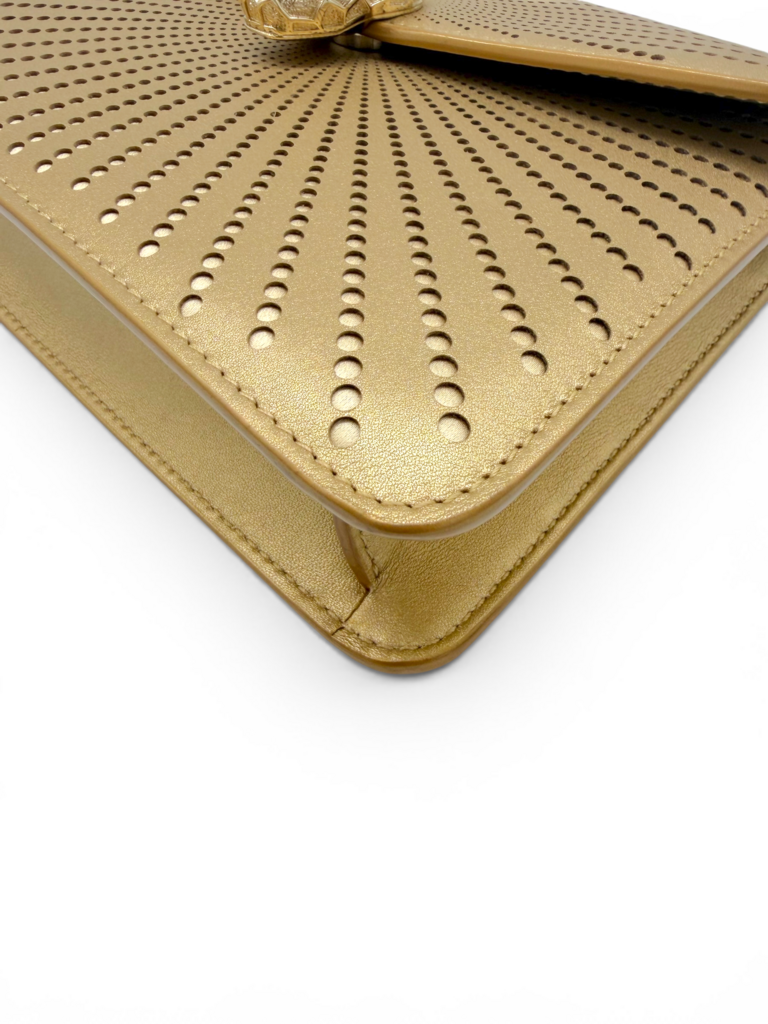 Bvlgari Serpenti Laser Cut Cross Body Leather Bag 'As Is' - Est RRP $5000