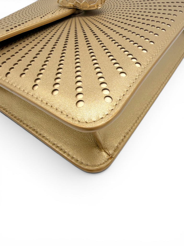 Bvlgari Serpenti Laser Cut Cross Body Leather Bag 'As Is' - Est RRP $5000