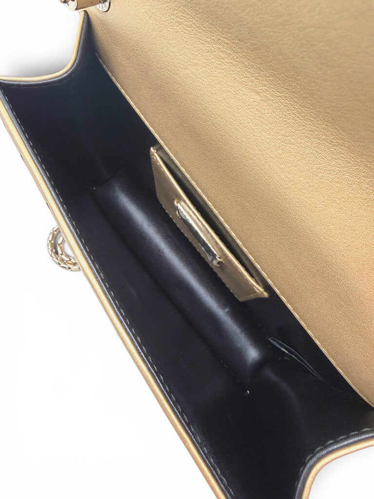 Bvlgari Serpenti Laser Cut Cross Body Leather Bag 'As Is' - Est RRP $5000