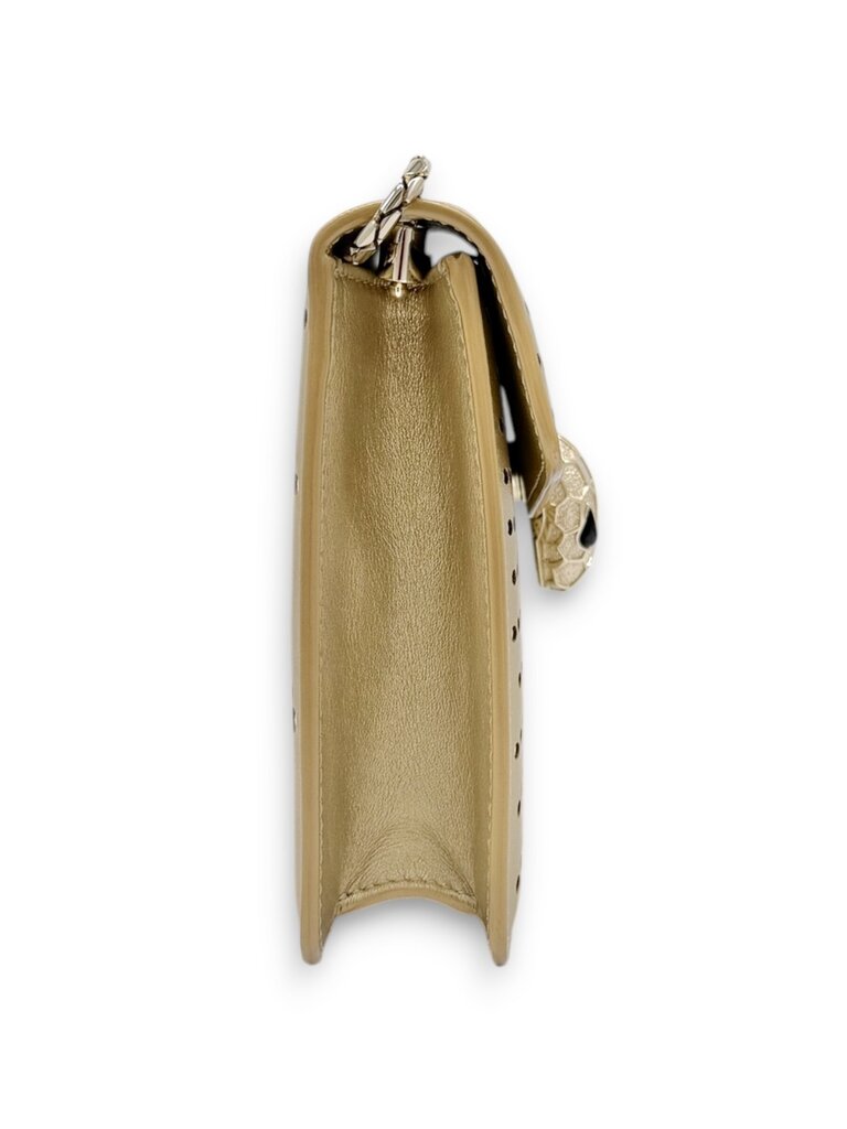 Bvlgari Serpenti Laser Cut Cross Body Leather Bag 'As Is' - Est RRP $5000