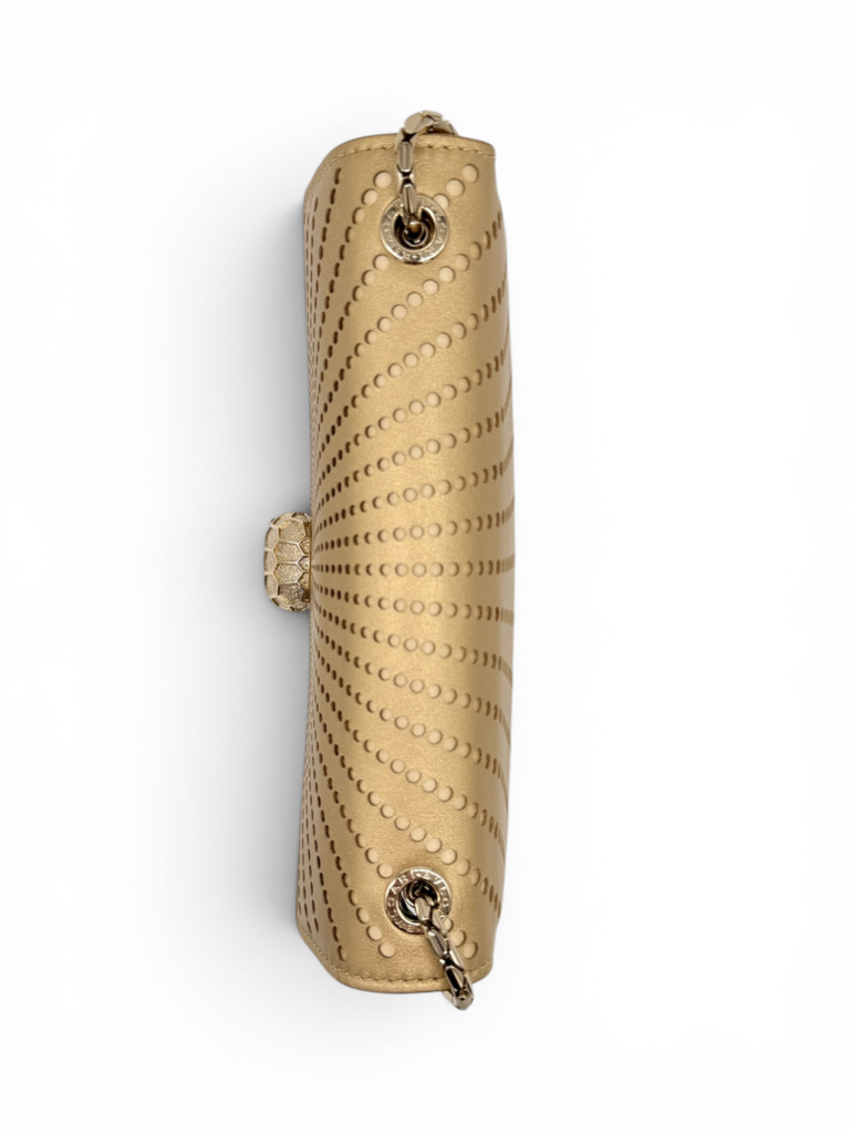 Bvlgari Serpenti Laser Cut Cross Body Leather Bag 'As Is' - Est RRP $5000